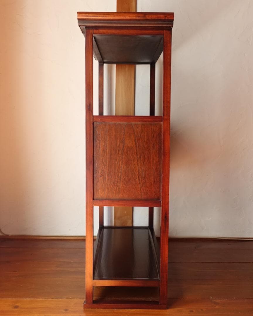 李朝家具 四方卓子 李朝棚 朝鮮棚 タクジャ 飾棚 民芸家具 鍵付