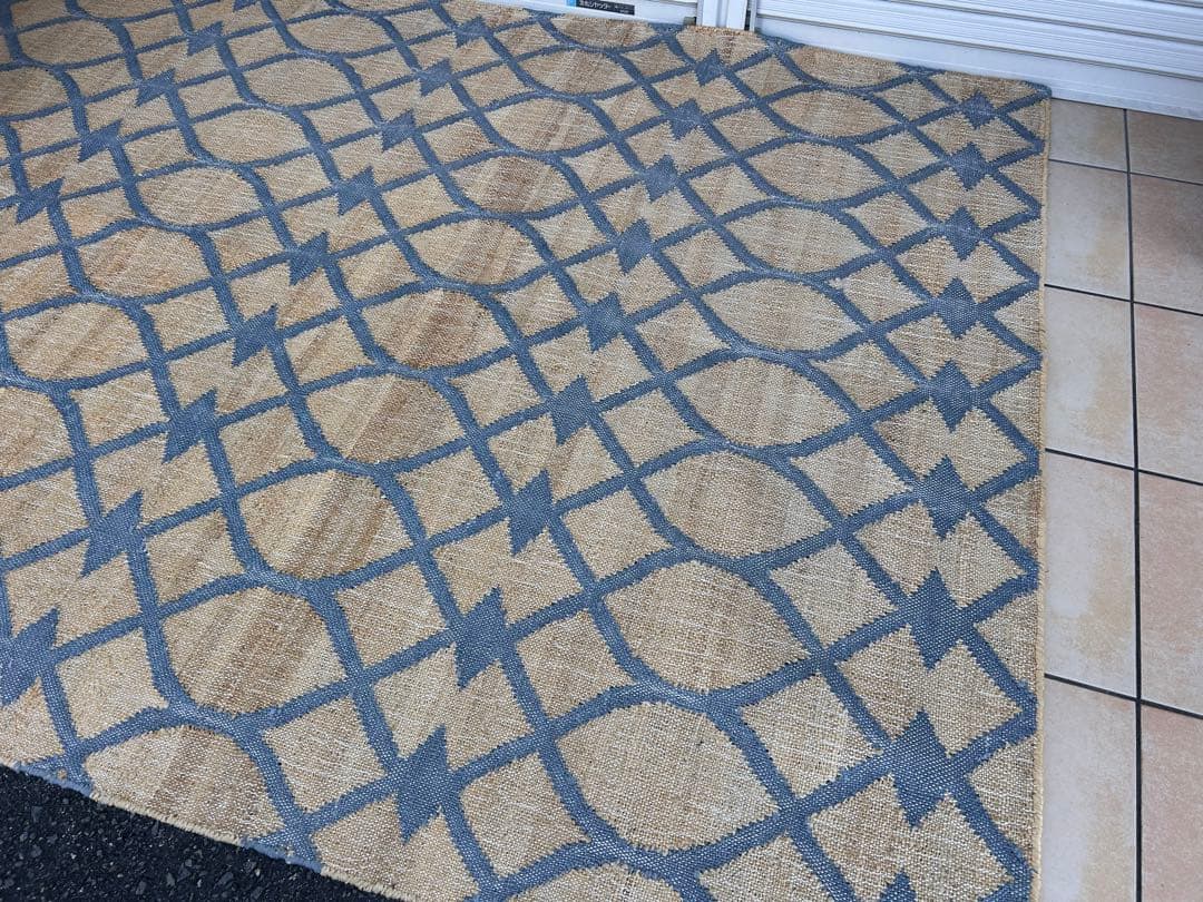 372　GAN KILIM RODAS BLUE RUG　170×240　展示品