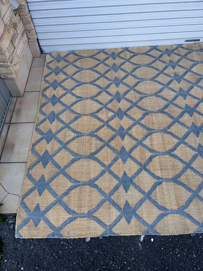 372　GAN KILIM RODAS BLUE RUG　170×240　展示品