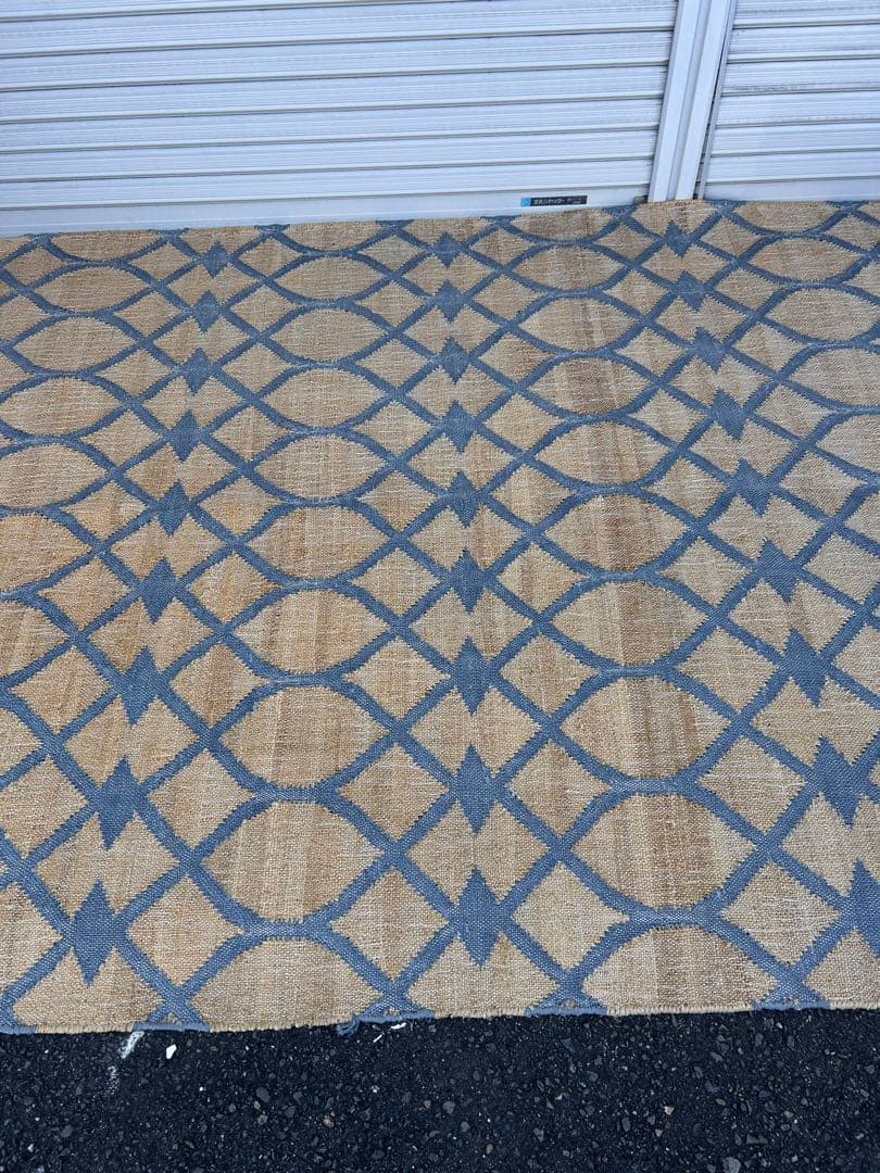 372　GAN KILIM RODAS BLUE RUG　170×240　展示品