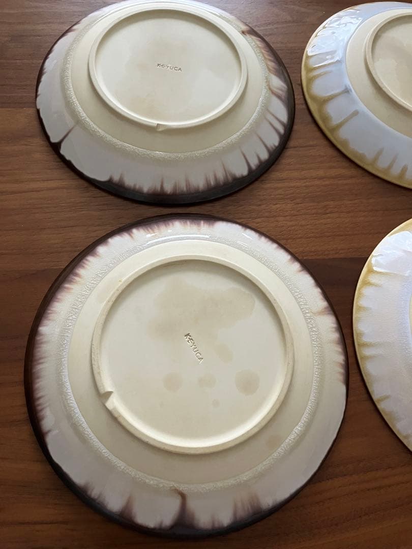 ケユカ　萩焼　彩雲プレート　20センチ　皿