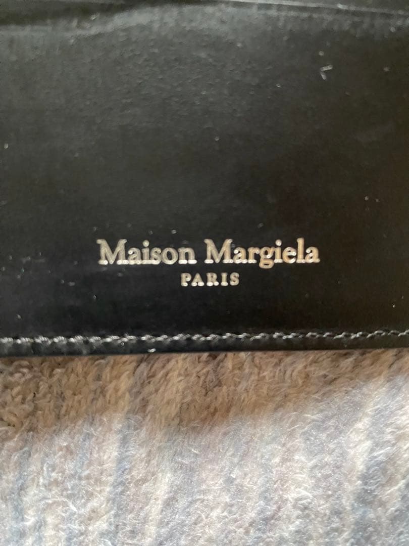 Maison Margiela ブラック マネークリップ 小銭入れ付き