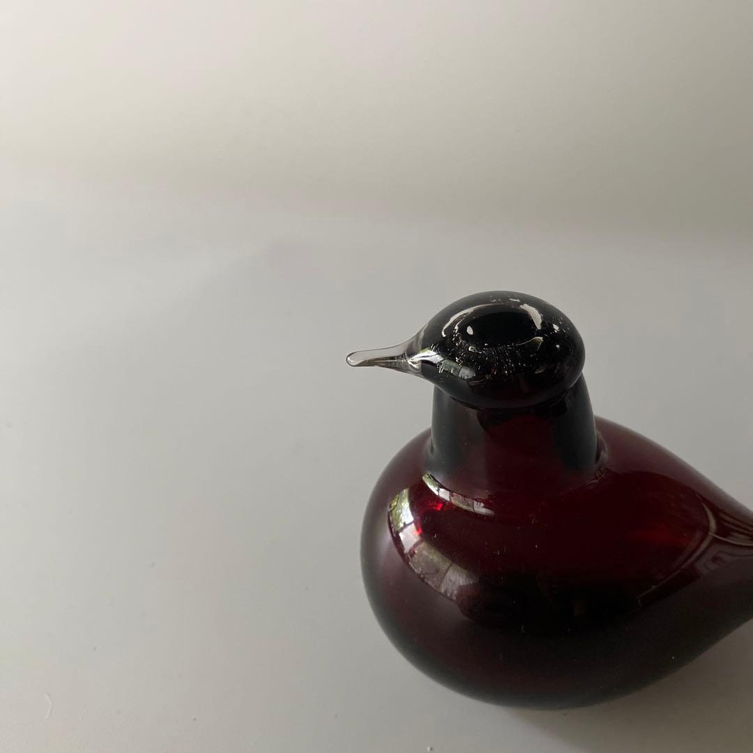 希少 廃盤 レッド 【 イッタラ】オイバ・トイッカ バードシリーズ