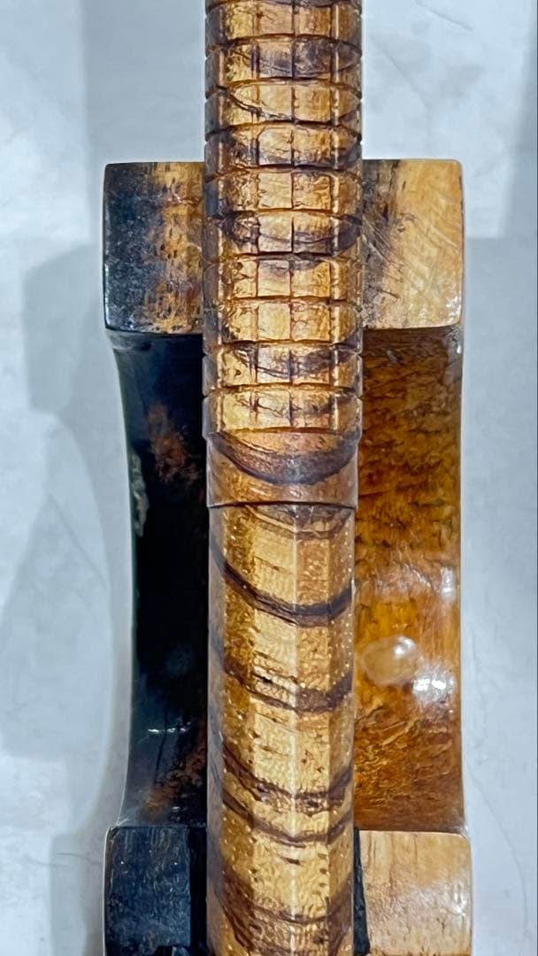 aikok　orenznero支給　ゼブラウッド12角軸　格子何グリップ