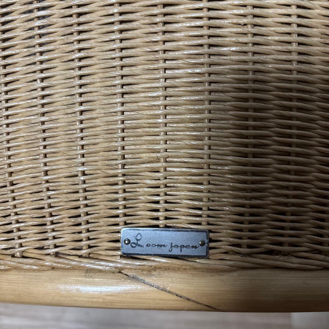 Loom Japan DARUMA ラタンチェア　美品　最安値2