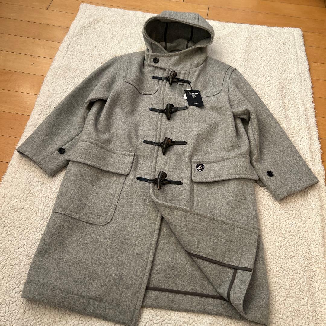 未使用オーシバルORCIVA ダッフルコート　グレー　ウール　サイズ1(M)