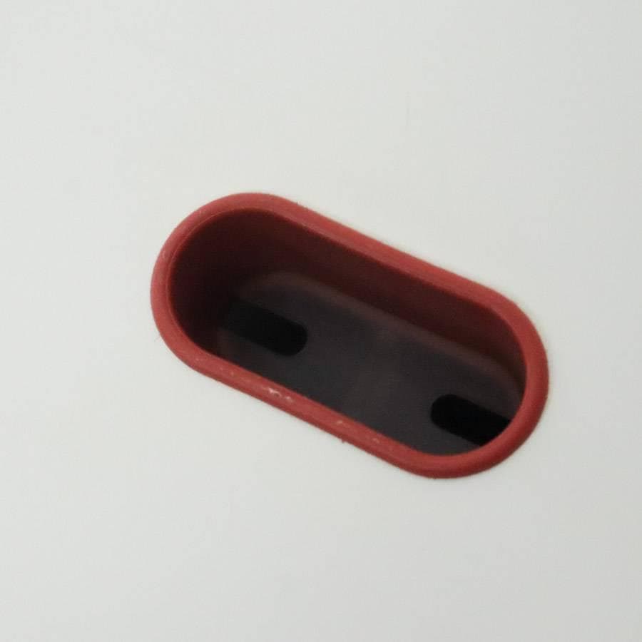 イタリア製 カリガリス テンダー サイドテーブル ケーブルホール付き ホワイト