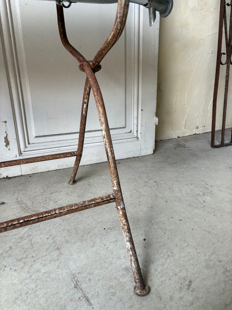 ベビーバス　ホーロー　アンティーク