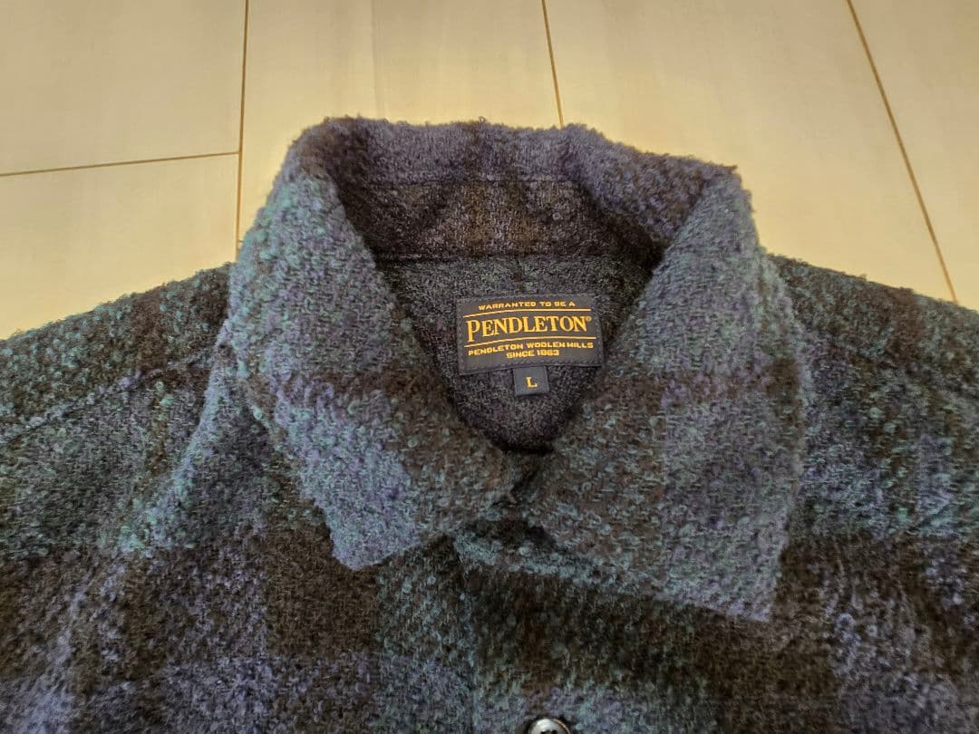 PENDLETON×Bill Wall Leather ペンドルトン　ネルシャツ