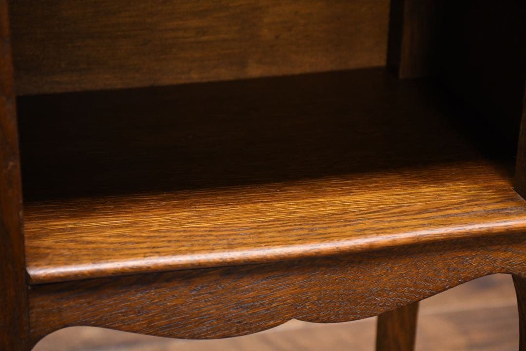 EBK41 フランスアンティーク ナイトテーブル サイドテーブル オーク材