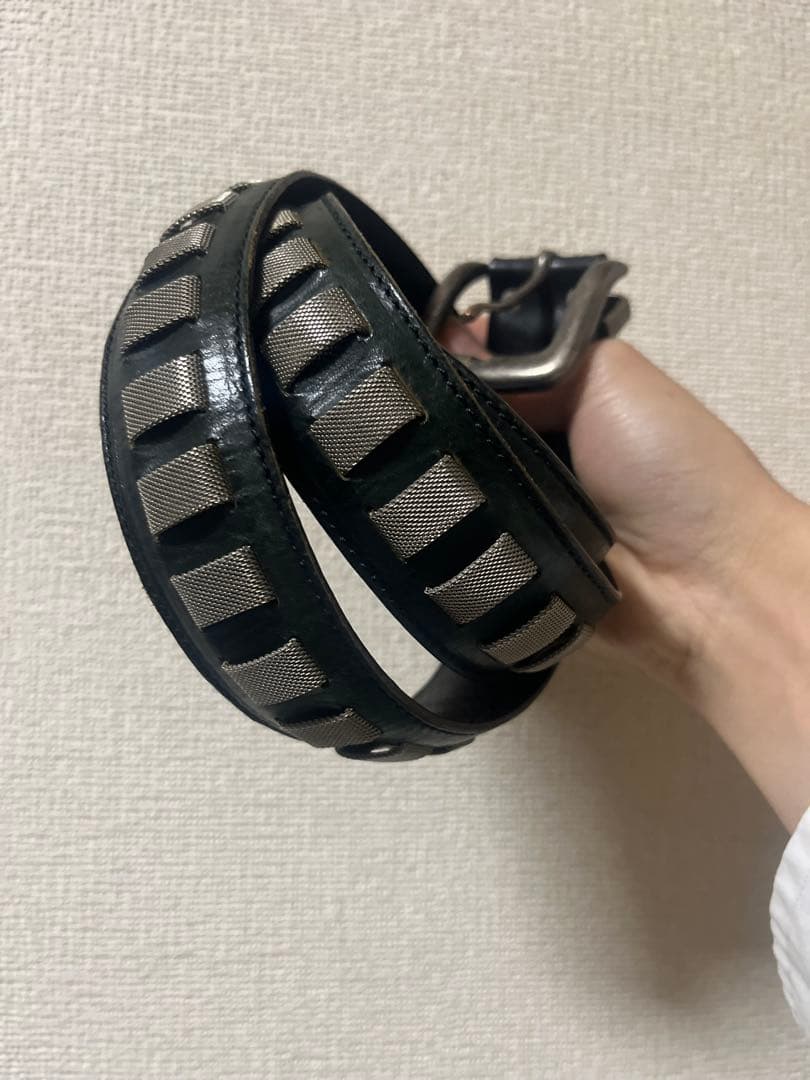 ら*ど様 オークション　archive デザインスタッズベルト 90s インダス