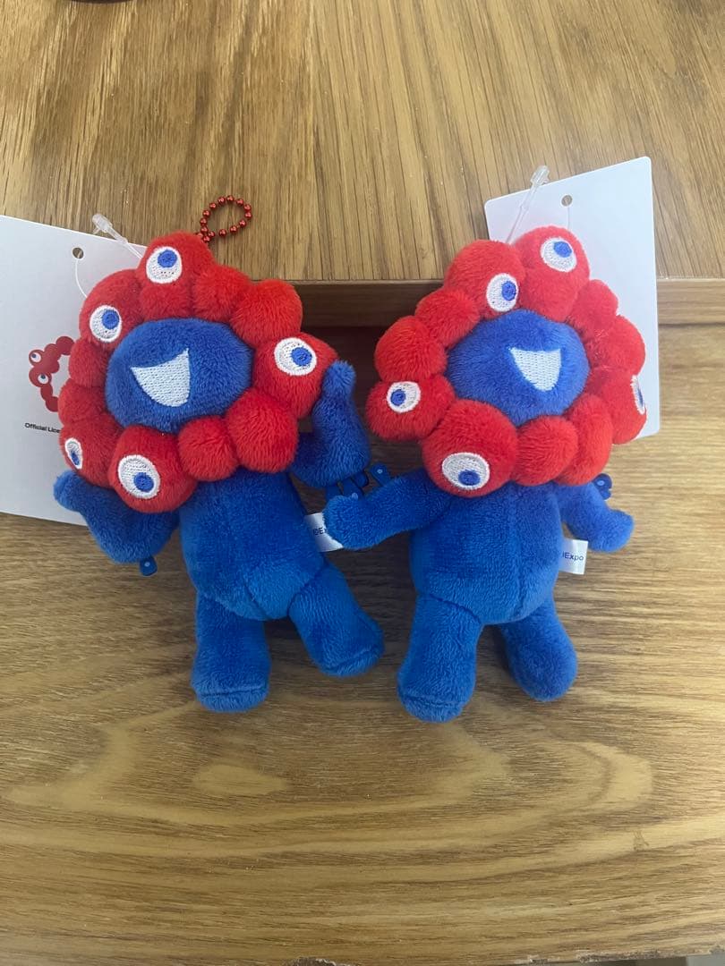 【新品】ミャクミャクボールチェーンマスコットA B 2個セット