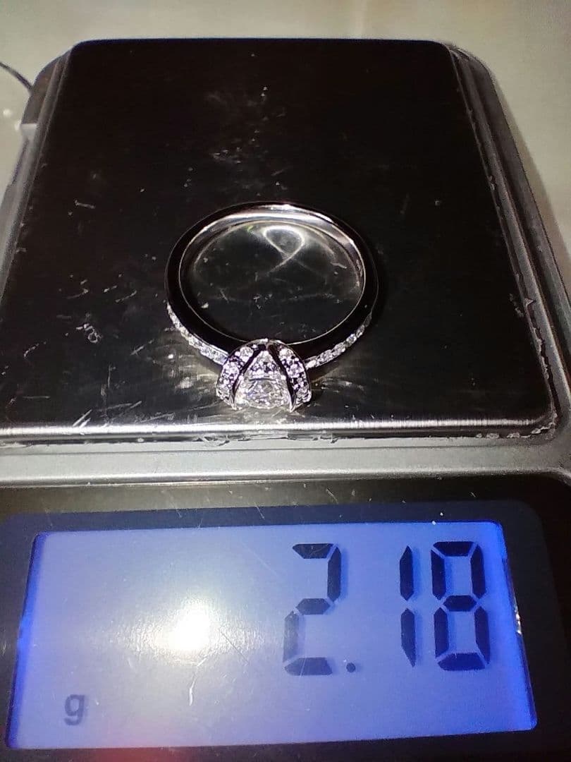 リボン　SILVERリング