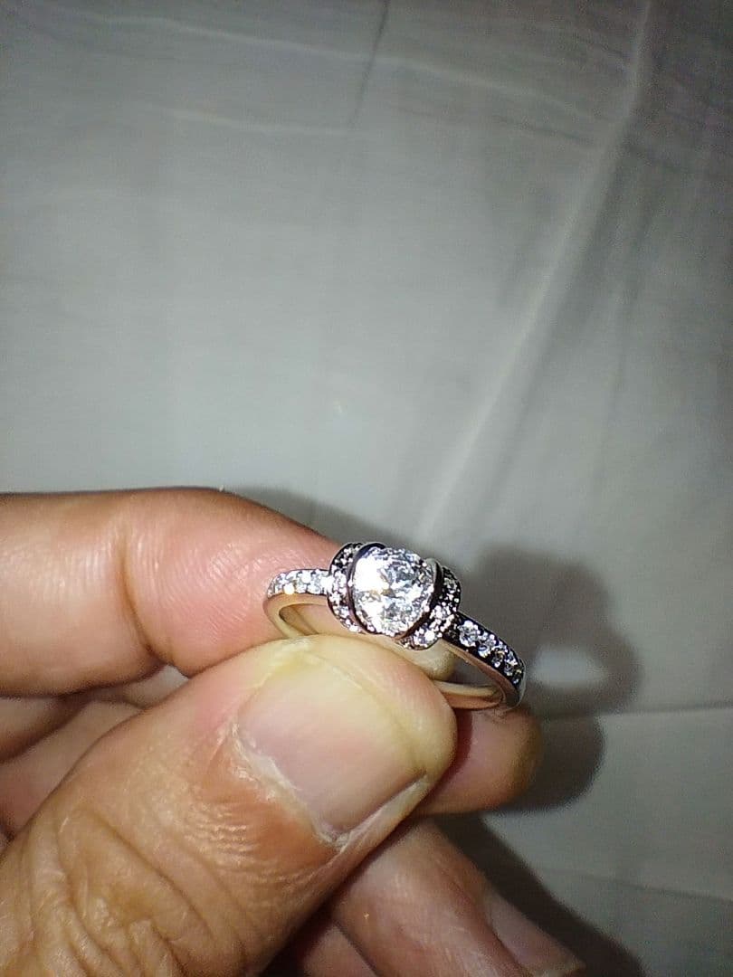 リボン　SILVERリング