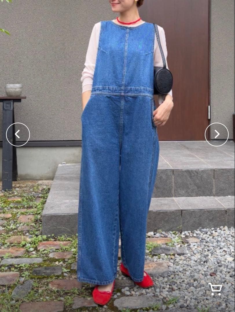 【@kokiminitaコラボ】コーンデニム アメスリサロペット　新品未使用