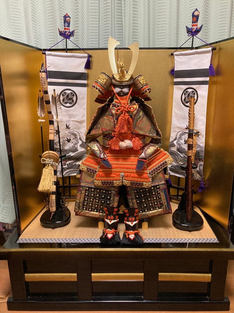 緊急大幅値下‼️✨中古品ですが超超美品‼️見て感動！甲冑鎧兜　大鎧　京都　加茂芳春作