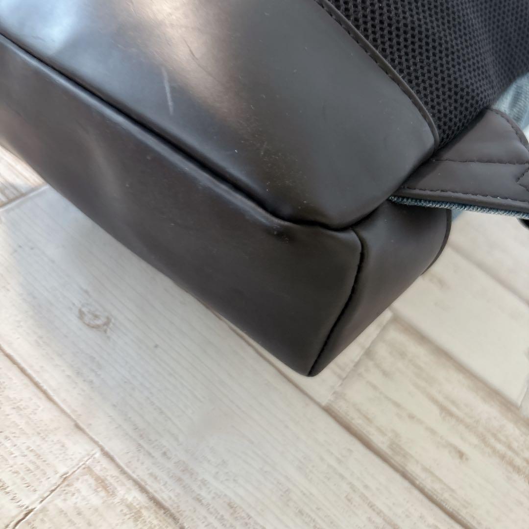 美品✨DIESEL ディーゼル デニム キャンパス レザー ボディーバッグ 希少