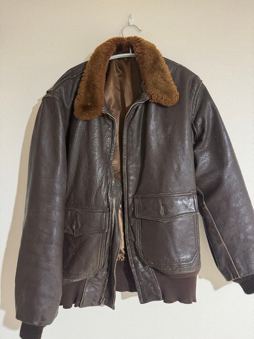 ジャケット・アウター USN G-1 flight jacket 55J14 50s
