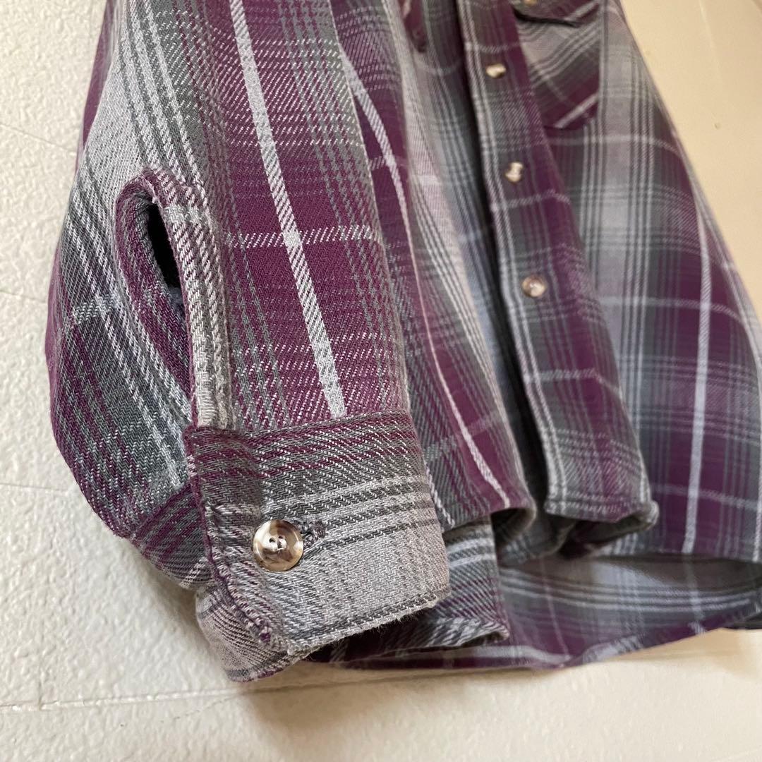 90s FIVE BROTHER フランネルシャツ XL