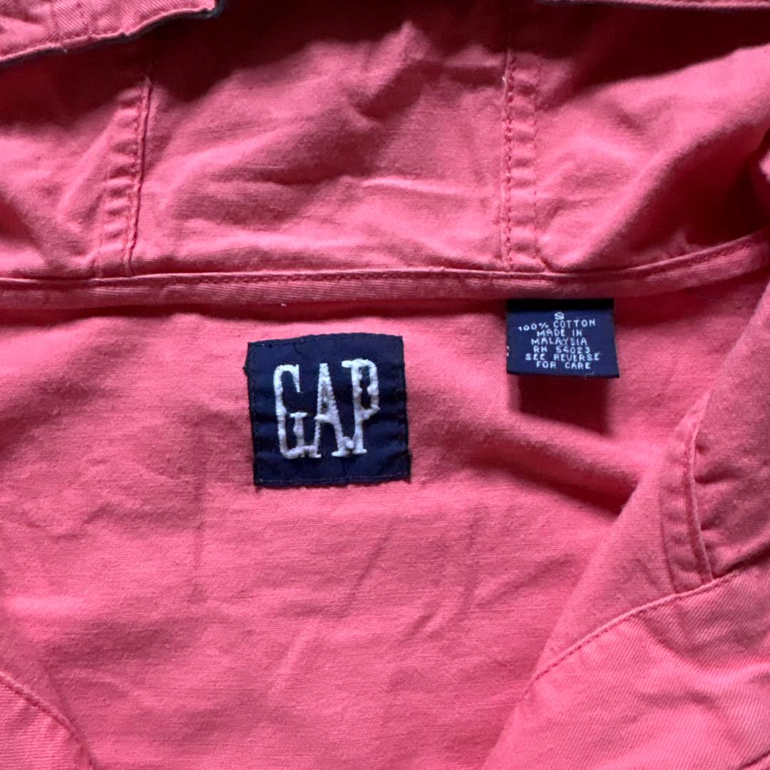 【GAP】90s オールドギャップ コットンアノラック ピンク 名作