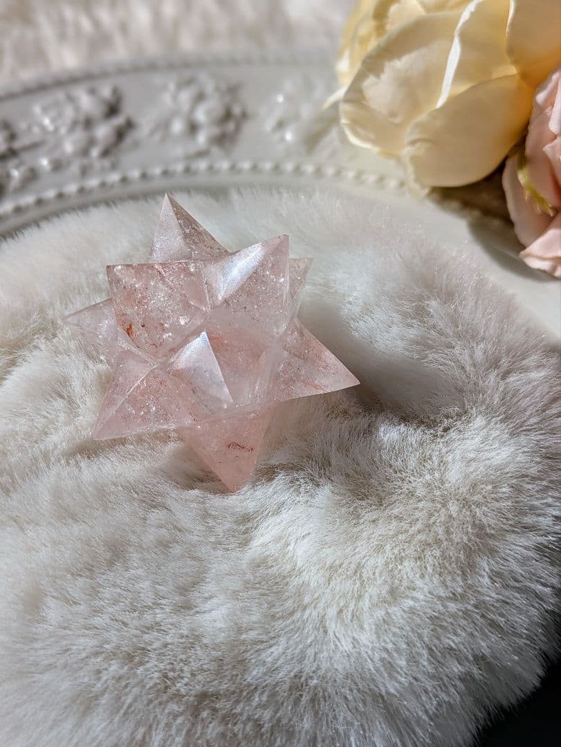 限定１個　♡ピンクアゼツライト（通称） ピンククリアクォーツ♡ マカバスター