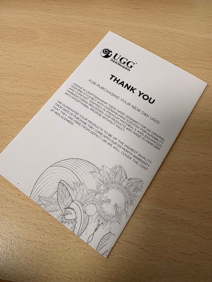 UGG ブラウンファー イヤーマフ