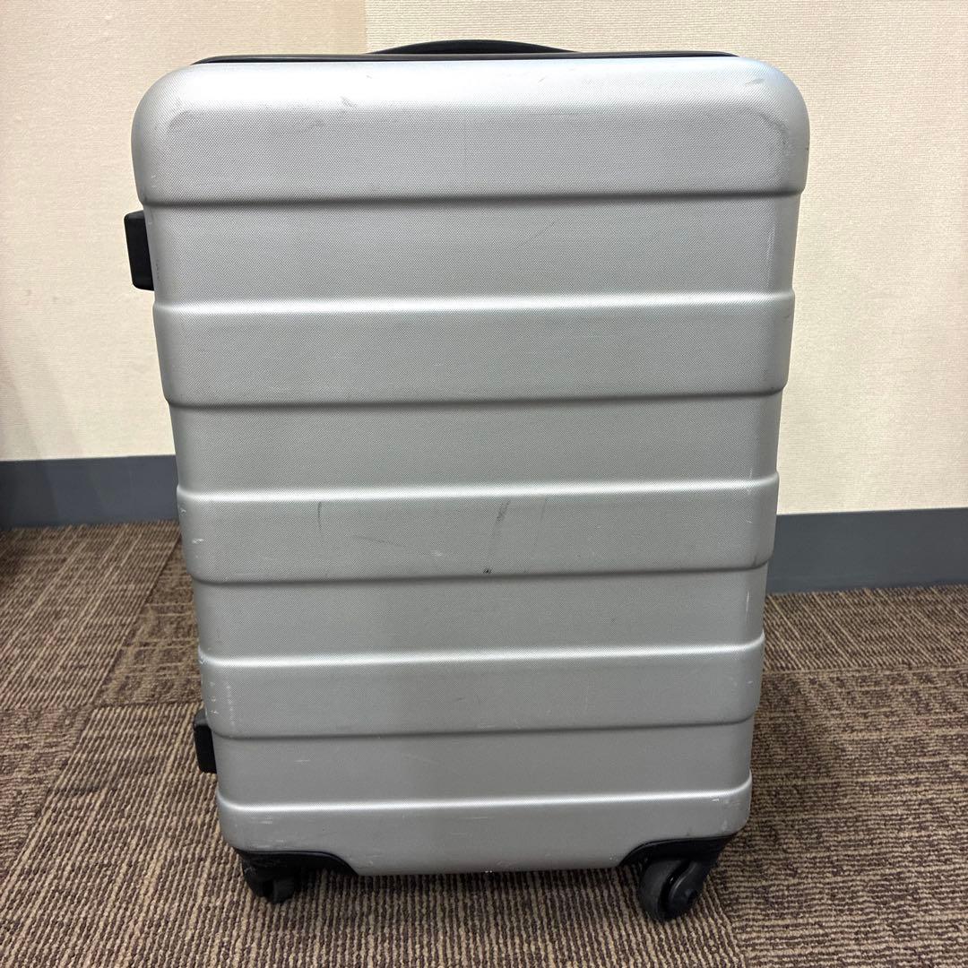無印良品 バーを自由に調節できるハードキャリーケース36L シルバー
