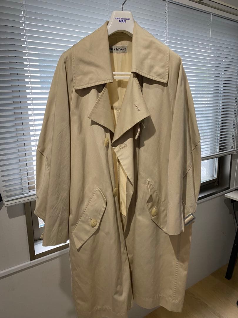 ヴィンテージ ISSEY MIYAKE トレンチコート 一枚袖コート M