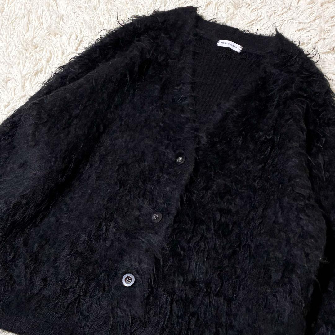 【美品】✨ maisonspecialシャギーニットカーディガン