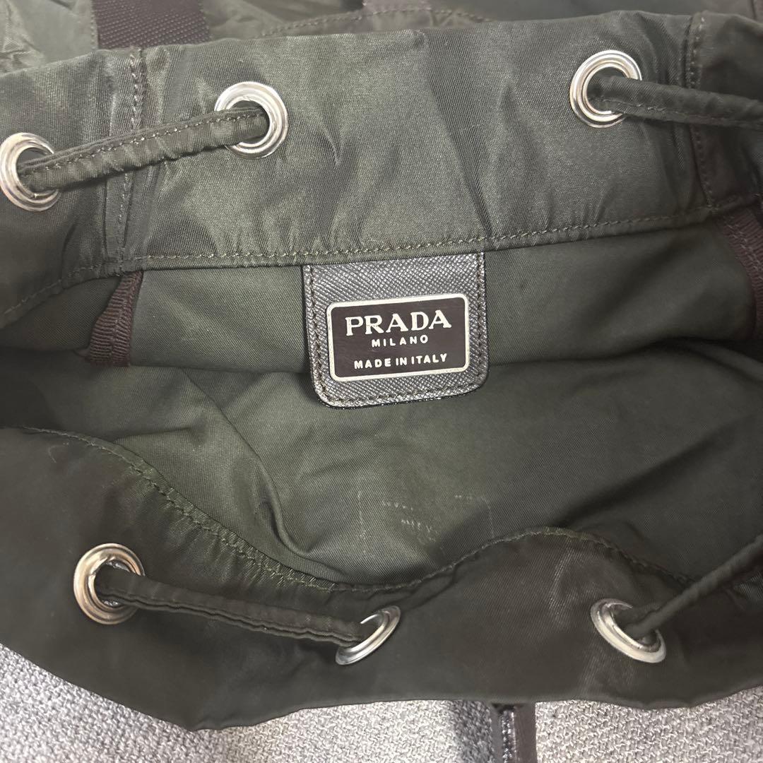 MAHALO⭐︎　PRADA ナイロンリュック カーキ 正規品