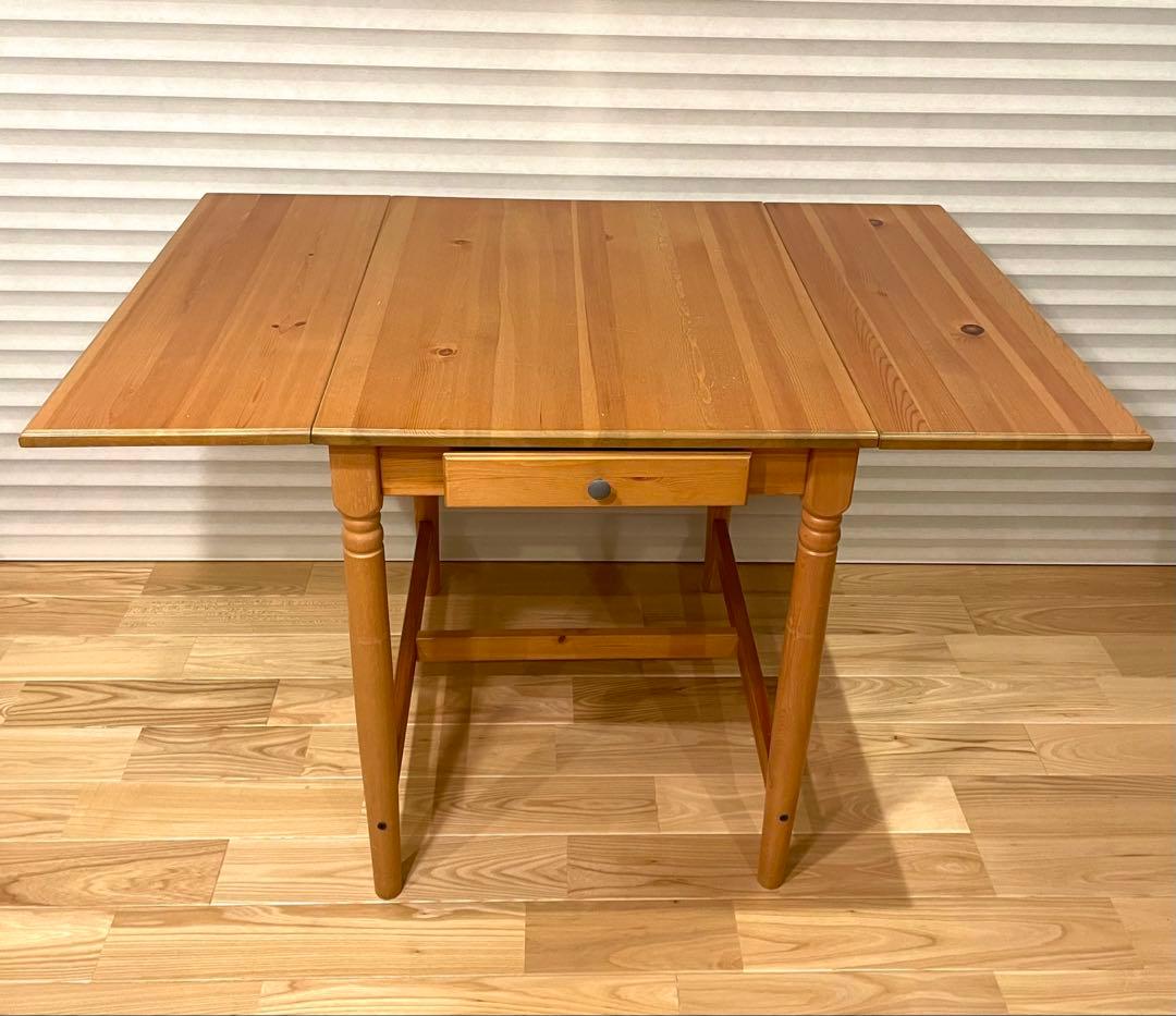 廃盤 IKEA バタフライ テーブル 木製