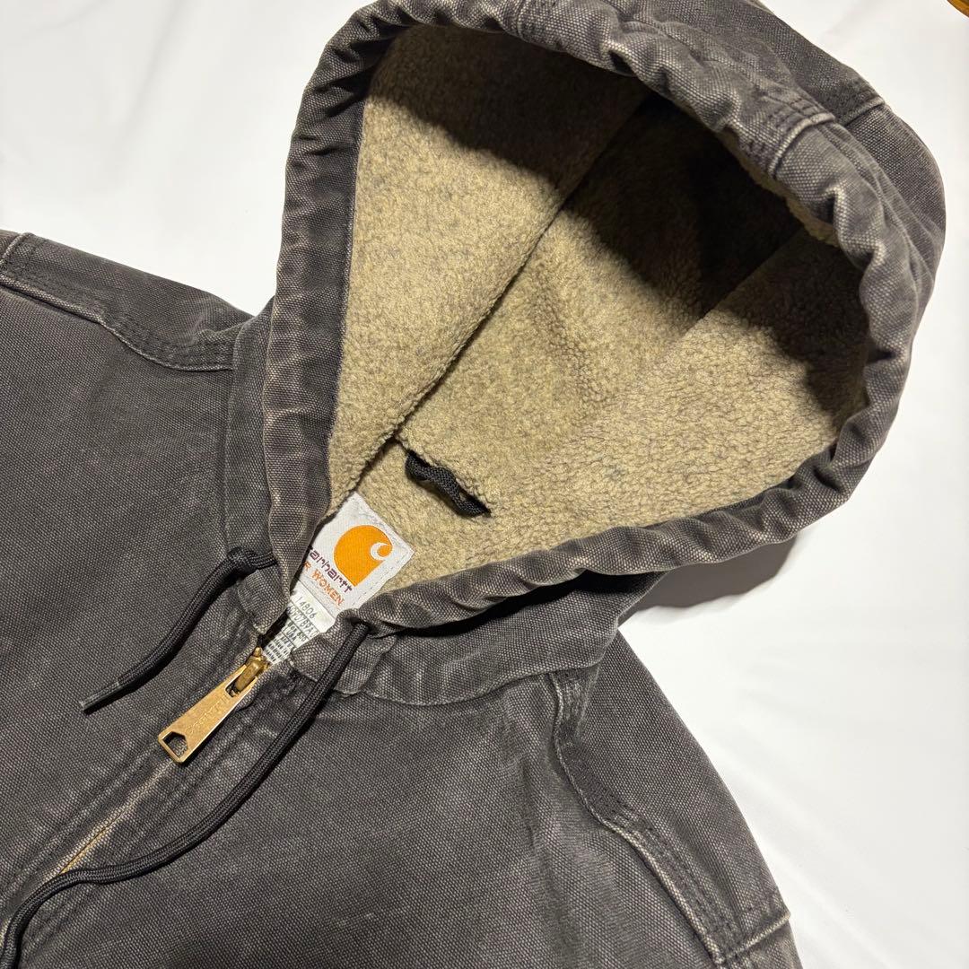 [M] Carhartt J141 BLK アクティブジャケット フード　付き￼
