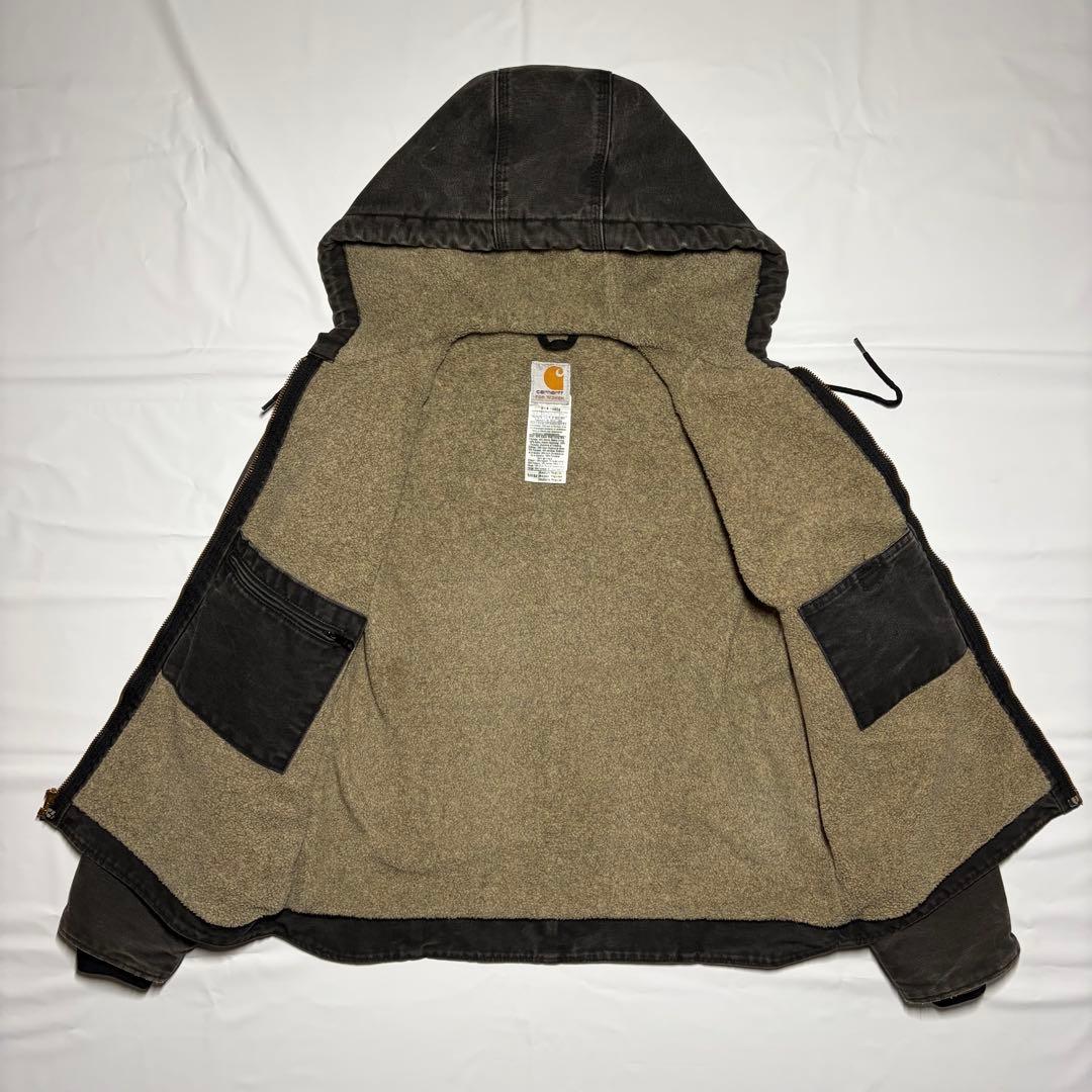 [M] Carhartt J141 BLK アクティブジャケット フード　付き￼
