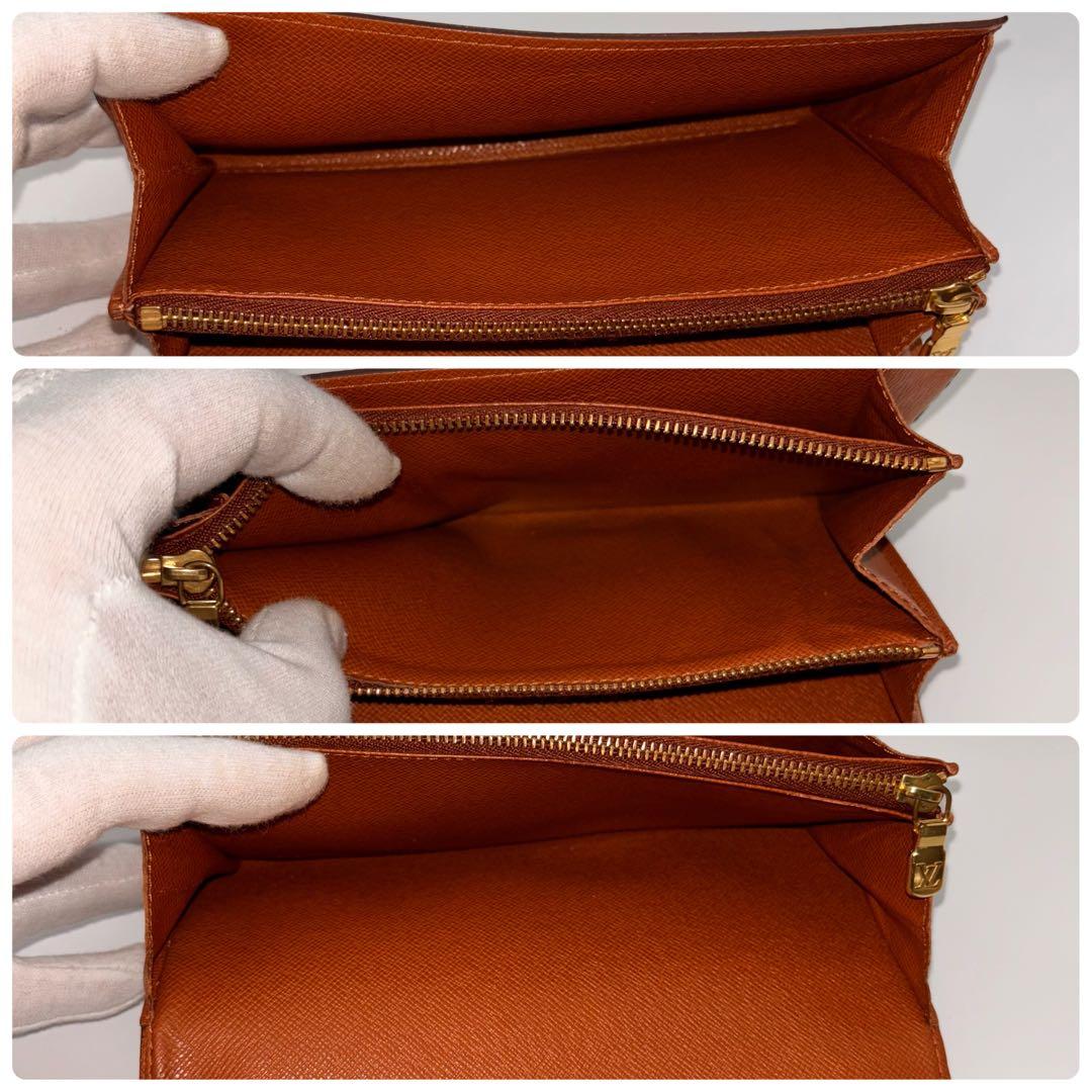 【鑑定済み】ルイヴィトン✨モノグラム✨ポシェット ポルトモネ クレディ 長財布