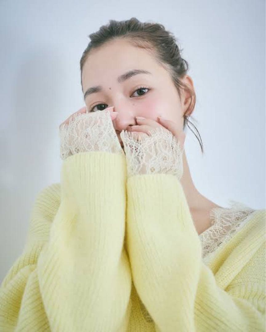 【searoomlynn 】Eye Lash Laceニットトップス