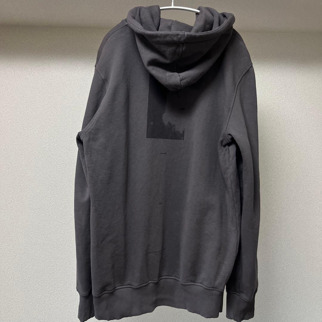 伊製 1017 ALYX 9SM プルオーバーパーカ 両面プリント フーディ美品