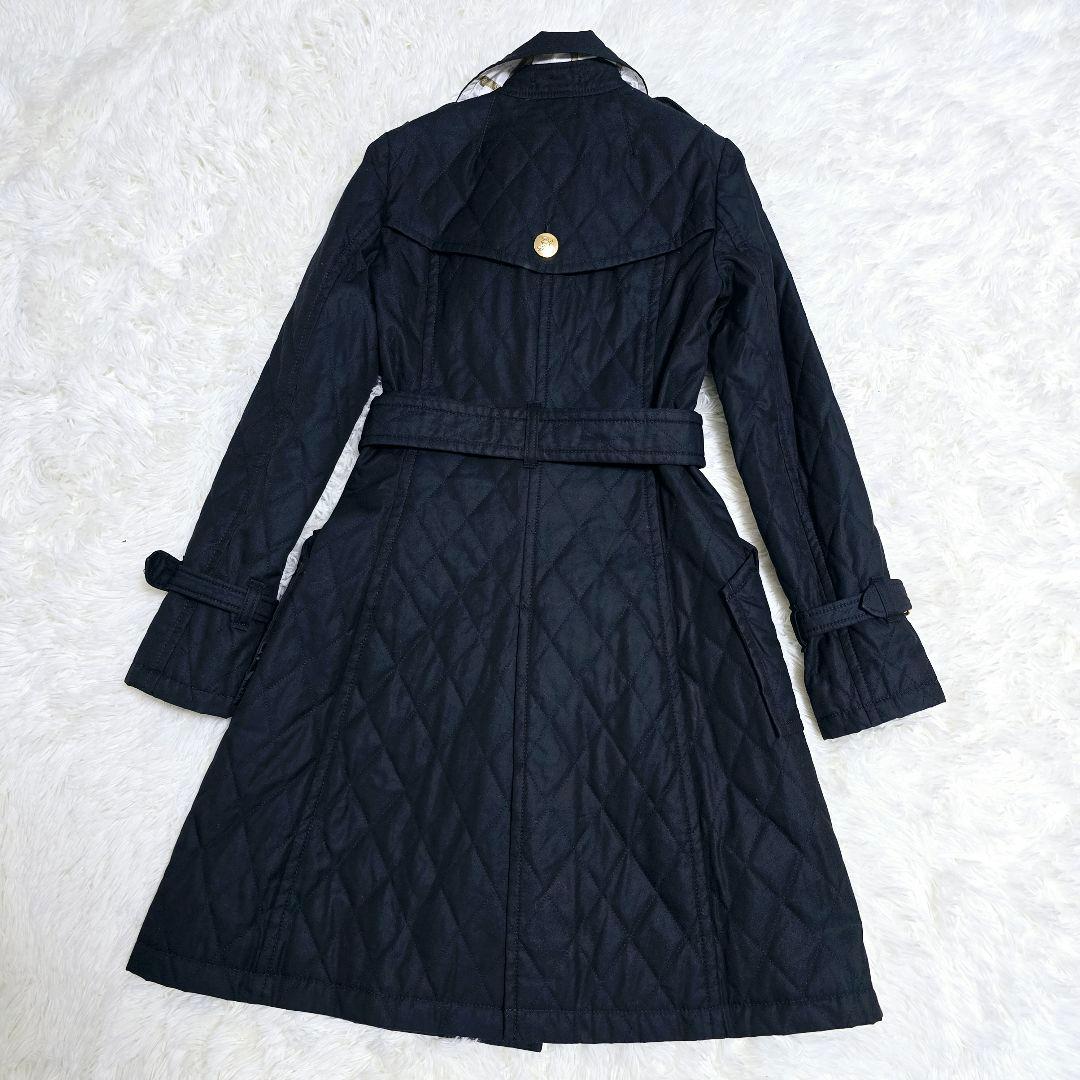美品✨希少✨バーバリーブルーレーベル キルティング トレンチコート 金ボタン