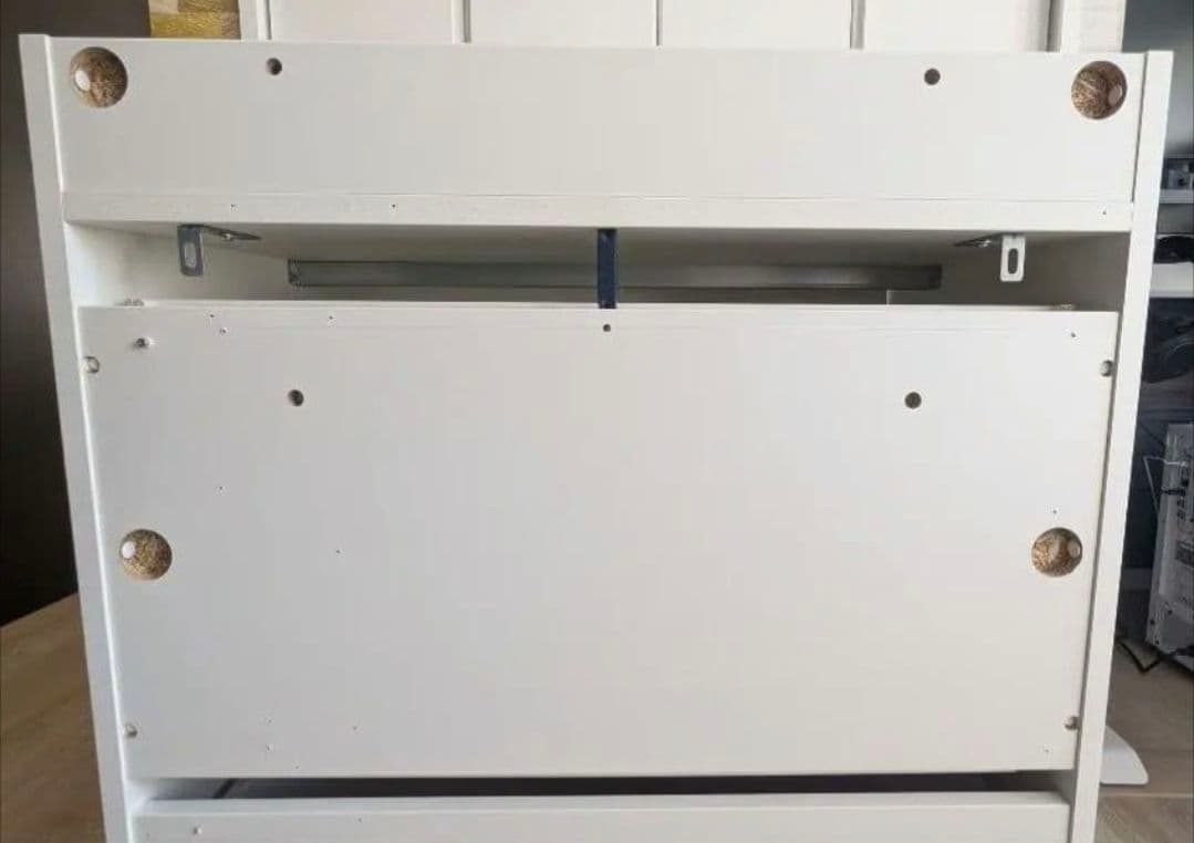 IKEA HAUGA 3段チェスト 70x46x84cm /分解状態・購入者組立