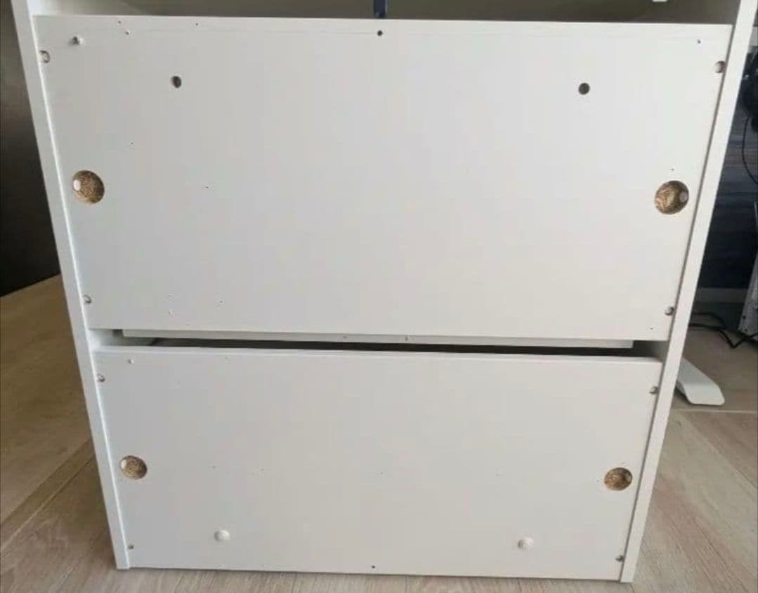 IKEA HAUGA 3段チェスト 70x46x84cm /分解状態・購入者組立