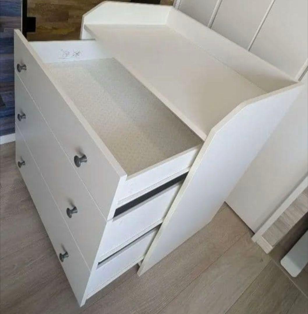 IKEA HAUGA 3段チェスト 70x46x84cm /分解状態・購入者組立