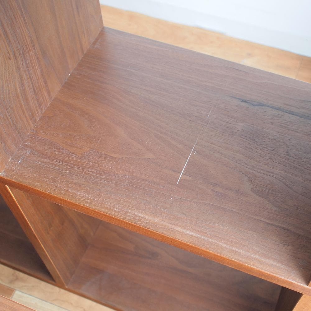 無印良品/MUJI ウォールナット材 スタッキングシェルフ 引出付き チェスト