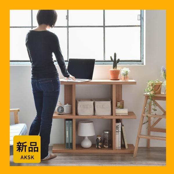 ロータイプ90cm幅　★超特価★佐藤産業　4FUL Fizz シェルフ 3