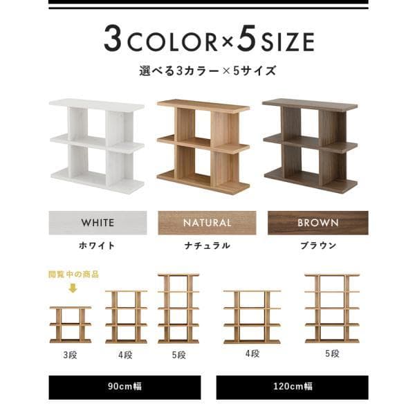 ロータイプ90cm幅　★超特価★佐藤産業　4FUL Fizz シェルフ 3