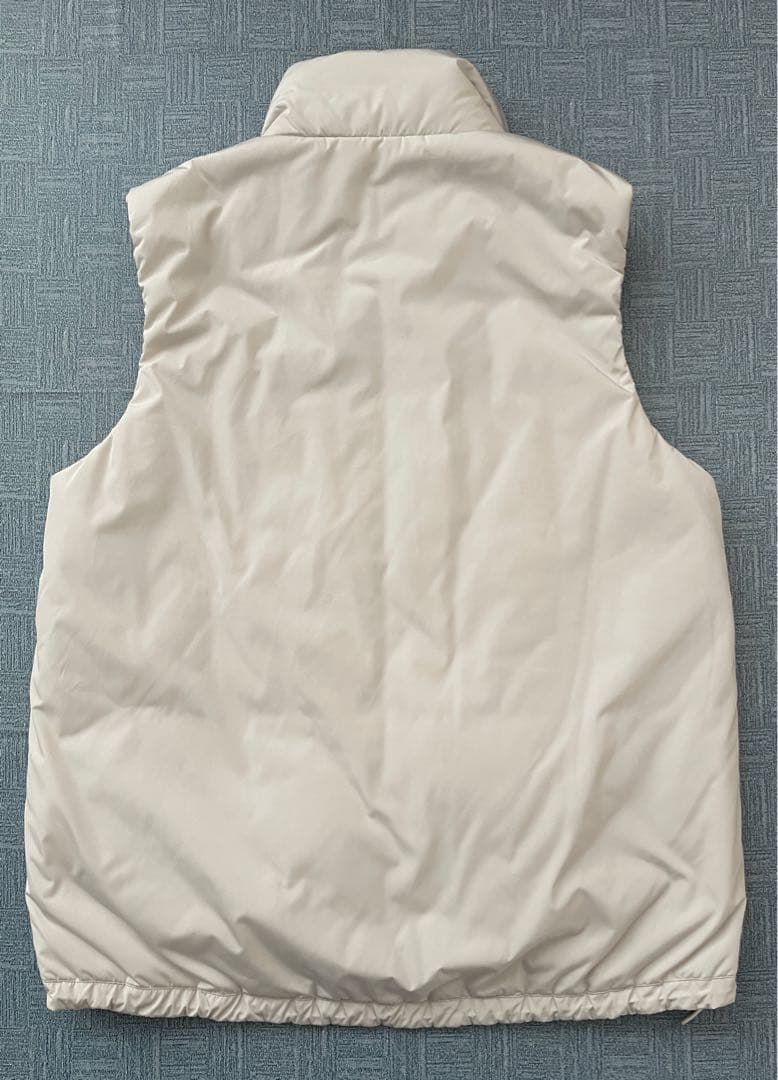 23区【洗える】中綿 パティング ベスト　アイボリー系 38