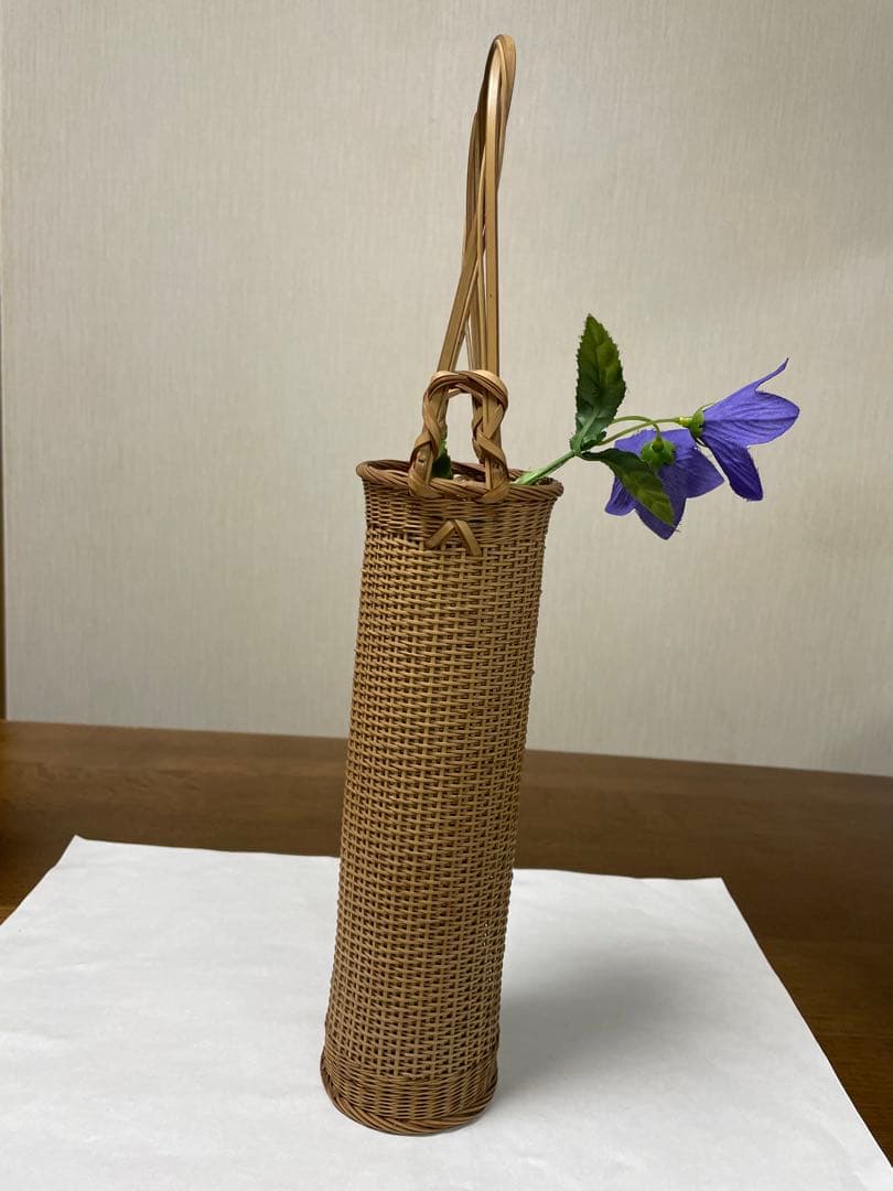 ❣️手付き 花入れ 置き籠 茶の湯　茶道　華道　古道具花篭　竹籠　花器