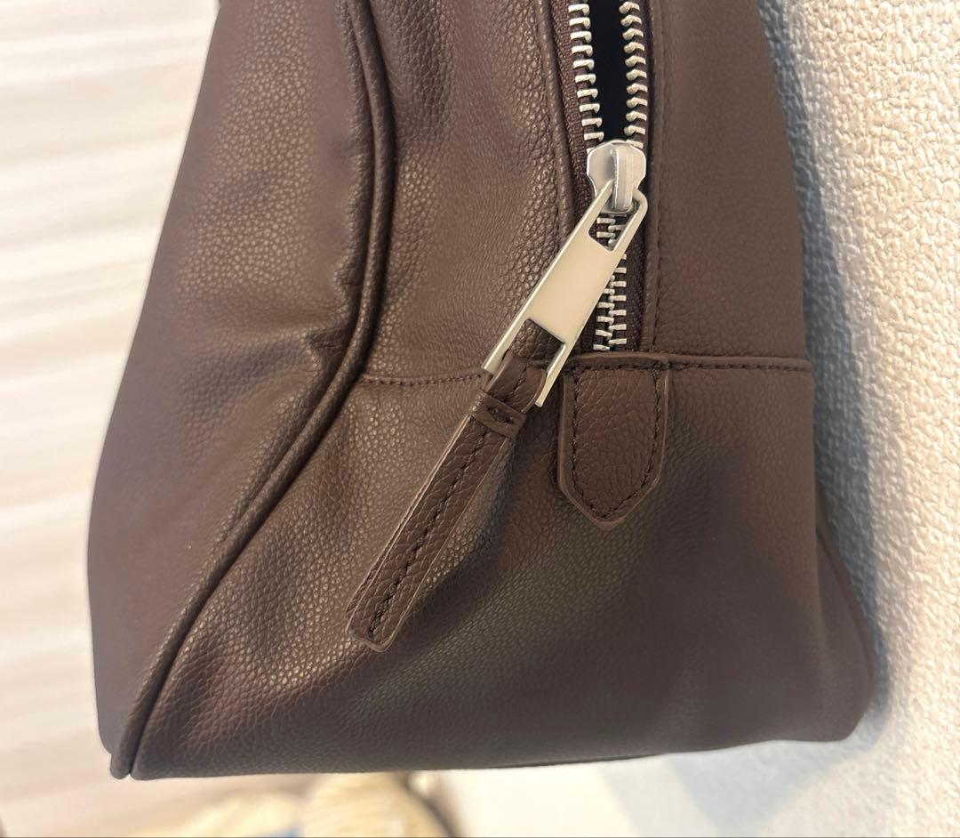 JEANASIS 【eL】Large Boston Bagブラウン &チャーム