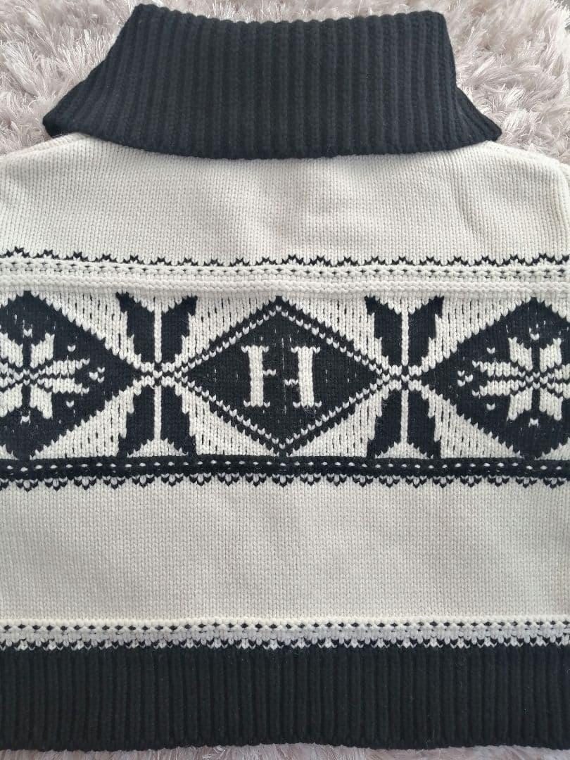 トップス herlipto H Nordic Knit Zip Jacket