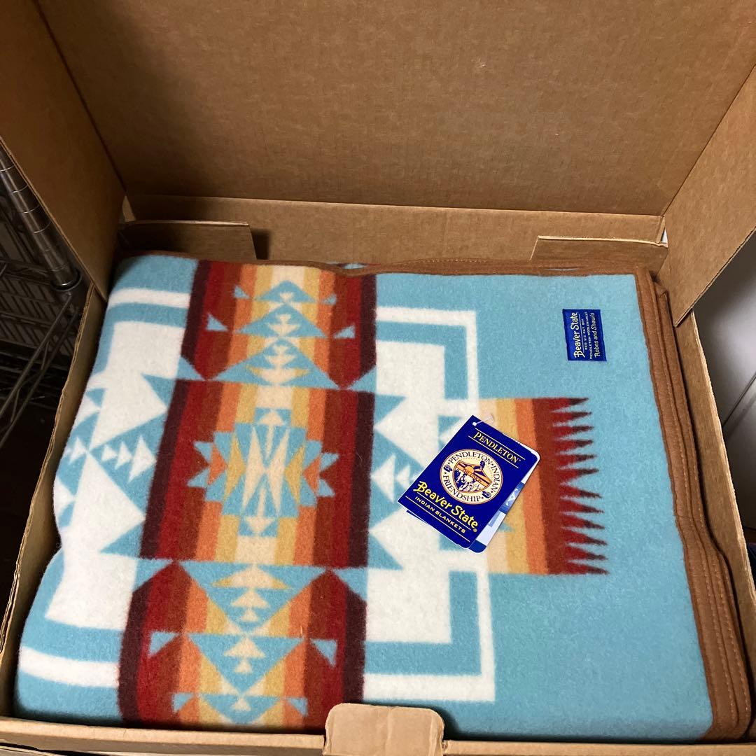 Pendleton Chief Joseph ウールブランケット　ターコイズ