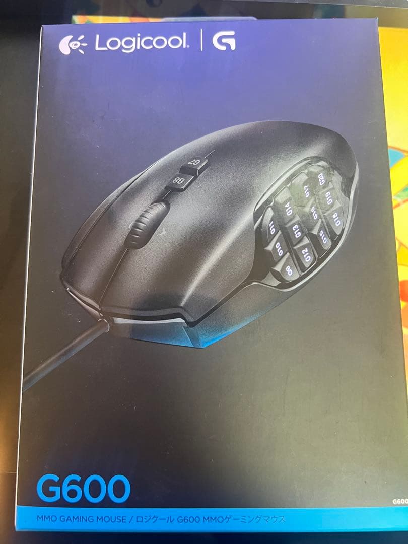 【美品・使用少】Logicool G600 MMO ゲーミングマウス 動作良好
