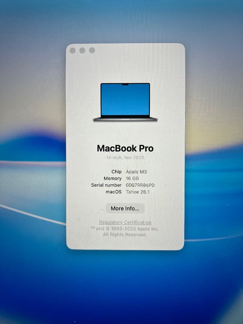 MacBook本体 MacBook Pro 2023 M3